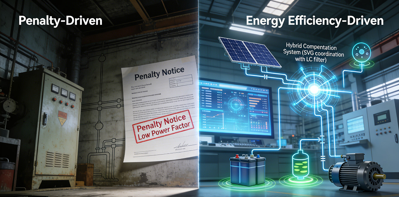 От «штрафов» к «ориентации на энергоэффективность»: как компенсация реактивной мощности низкого напряжения может рассказать новую историю энергосбережения и снижения затрат?